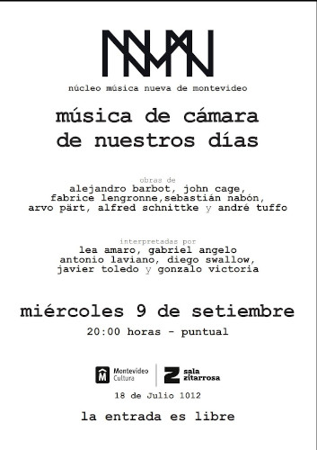 Afiche del concierto
