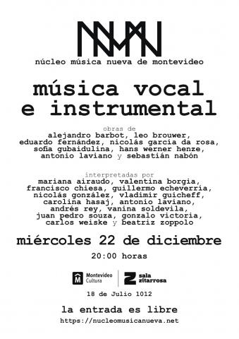 Afiche del concierto